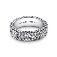 Anello Pandora Donna in Argento Zirconia 192634C01-48 - 192634C01-52